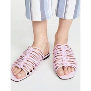 Rebecca Minkoff Maelynn Strappy Slide Sandals.
